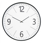 Biel Horloge murale, &Oslash;51 cm, noir, blanc.
