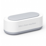 Ultragarsinis akinių valymo žiedas, juvelyrinių dirbinių valymas auk&scaron;to dažnio vibraciniu plovikliu, plovimo įrankis battery balta