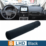 Automobilio prietaisų skydelio dangtelis Apsauga nuo &scaron;viesos Kilimėlis Apsauga nuo saulės Anti-UV Kilimai Neslystanti dėklo kilimėlis Ford EcoSport MK3 2018 2019 2020 2021 2022 juoda