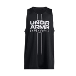 Under Armour Zone Ra&scaron;tų Atvirk&scaron;tiniai Berankoviai Mar&scaron;kinėliai Vyri&scaron;ki vir&scaron;utiniai drabužiai Juodi 1387088-001 XL