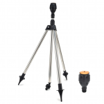 Automatinis besisukantis purk&scaron;tuvas su trikoju, 360 laipsnių laistymo antgaliu sodui, žemės ūkiui