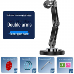 Universalus magnetinis belaidis automobilinis telefono laikiklis-kroviklis