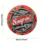 2D Plok&scaron;čias 20 cm Amerikos baro dekoravimo ženklas medinis apvalus logotipas sveiki atvykę durų ženklas techninės įrangos parduotuvės lango pakabinama dekoracija Medžio Drožybos Menas durims kambariui 20*20cm
