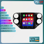 Ossuret Android automobilinė radijo stotelė, skirta VW Volkswagen Tiguan 2007-2016, Multimedia, 9.7 colio vertikalus ekranas, Carplay, Android Auto, GPS, RDS, FM, I&scaron;manusis ekranas P2CP 4Core 2G 32G