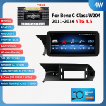 Hizpo 4G LTE I&scaron;manusis RDS Android 13 Octa Core 2 Din Automobilio Radijas Palaiko DSP Carplay Android Auto Mercedes Benz C-Class W204 2011-2014 NTG 4.5 4W 4G 32G