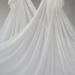 7 m &scaron;ilko audinio jogos hamakas, &scaron;ilko sūpynės, treniruoklių salė namuose, antigravitacija lauke, jogos dirželis White