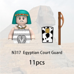 11 vnt. Viduramžių Teutonų riterio konstruktorius Senovės Egipto kareivio figūrėlė Karinis pilies ginklas Priedai Kaladėlės Žaislas Vaikui Dovana N321