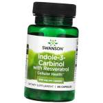 Indol-3-karbinolis su resveratroliu, Indole-3-Carbinol with Resveratrol 200, Swanson 60 kaps. (72280068) 60caps