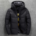 Žieminė vyri&scaron;ka striukė kokybi&scaron;ka termo stora paltai sniego raudona juoda parkas vyri&scaron;ki &scaron;ilti vir&scaron;utiniai drabužiai, madingi - balta pūkinė striukė vyrams 2XL