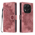 Reljefinis tribalinis telefono dėklas-piniginė, skirtas Xiaomi 14 14T 15 Pro Redmi Note 14 13 12 Pro Plus, dėklas su nuotraukų rėmeliu ir atlenkiamu stovu Xiaomi 14 Pro