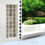 Lietaus grandinė latakui, Pakeiskite lataką, Lietaus surinkimo puodeliai, Stogeliai, Sodo pavėsinės, Nukreipkite vandenį