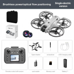 2025 Naujas LYZRC Originalus V666 Kamerinis Dronas HD Profesionalus WIFI 5G Dronas kliūčių vengimo be&scaron;epetėlis didelio auk&scaron;čio be galvos RC Kvadrokopteris VAIKŲ Žaislas 1 Battery pilka