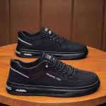 Pavasariniai vyri&scaron;ki batai kvėpuojantys avalynė Vyri&scaron;ka tendencija All Match Neslystantis drabužis Sportiniai laisvalaikio batai Lentiniai batai Madingi batai 39 juoda