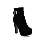 Dideli Dydžiai 33-43 &Scaron;ventiniai Batai Moterims Mada Auk&scaron;takulniai Moteri&scaron;ki Batai Seksualūs Pridėta Kailio Žieminiai Ankle Boots Trumpi Batai Moteri&scaron;ki Batai 11 black