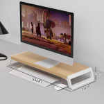 Kompiuterio monitoriaus pakeliamas laikiklis su USB &scaron;akotuvu, kompiuterio ekrano stovas-laikiklis su telefono laikikliu, stalinis klaviatūros ir pelės laikymo organizatorius