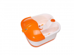 Bubble Surf Mechaninis pėdų masažuoklis - Kibiro formos baseinėlis EU Plug 220V oranžinė