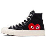 Comme des Gar&ccedil;ons Play x Converse Chuck 70 High Juodi Unisex Kedai Balti 150204C 36.5