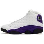 Air Jordan 13 Retro Lakers Vyri&scaron;ki sportbačiai Violetiniai Balti Juodi 414571-105 42.5 white