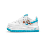 Space Jam x Nike Air Force 1 06 TD Hare Kūdikio sportbačiai Balti &Scaron;viesiai mėlyni-Fury DM3356-100 26
