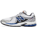 New Balance 860v2 OG Balti Sidabriniai Mėlyni Unisex Sportbačiai Metalizuoto Sidabro ML860XB 43 white