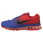 Nike Air Max 2017 Vyri&scaron;ki sportbačiai Mėlyni paramount-blue oranžiniai-juodi 849559-402 40.5