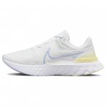 Nike React Infinity Run Flyknit 3 Balti &Scaron;viesiai Mėlyni Moteri&scaron;ki Sportbačiai Citrinos Atspalvio DD3024-100 36
