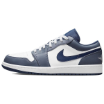 Air Jordan 1 Low Ashen Slate vyri&scaron;ki sportbačiai Mėlyni Mystic-Navy White 553558-414 40.5