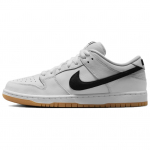 Nike Dunk Low SB Balti su gumos padu Unisex sportbačiai Juodi su gumos padu-&Scaron;viesiai rudi CD2563-101 46