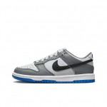 Nike Dunk Low GS Vėsiai Pilki Foto Mėlyni Vaikų Sportbačiai Juodi Grynai Platina &Scaron;viesiai Foto Mėlyni FB9109-001 35.5