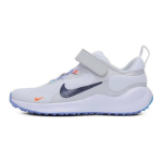 Nike Revolution 7 Next Nature SE PS Balti Tamsiai Laiviniai Vaikų Sportbačiai &Scaron;viesiai Pilki Garų Žali Fotoniniai FN4989-100 25
