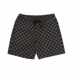 Vans Plaid Print Lace-Up Straight Casual vyri&scaron;ki &scaron;ortai su rai&scaron;teliais ir kelnėmis juodos spalvos VN0A5FKDKKOU L