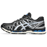 ASICS Gel Kayano 20 Juodi Sidabriniai Mėlyni Unisex Sportbačiai Pure-Silver 1203A388-001 37