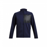 Under Armour Retro Sportinis Striukė su Stovu Spalvų Bloko Striukė Laisva Ilgomis Rankovėmis Striukė Vyri&scaron;kos Striukės Tamsiai Mėlyna 1371586-411 XL