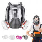 Anti-Fog 6800 dujinė kaukė pramoninis dažymas pur&scaron;kiamas respiratorius saugaus darbo filtras, dulkėms atsparus viso veido apsauga nuo formaldehido CN