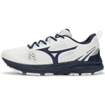 Mizuno Retro lengvas audinys Sintetinė oda Patvarus Kvėpuojantis žemas aulas Bėgimo batai Unisex sportbačiai Balti Mėlyni D1GH223606 40
