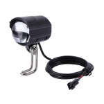 E-bike LED priekinis žibintas 36V 48V 60V elektrinis paspirtukas dviračio žibintuvėlis raginis priekinės lempos priedai