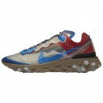 Nike React Element 87 Undercover &Scaron;viesiai smėlio spalvos Kreidinės spalvos sportbačiai BQ2718-200 36.5
