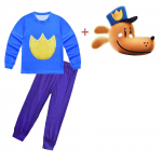 Cosplay apranga &Scaron;uo Katė Detektyvas Spausdinti Vaikų Unisex Drabužių Rinkiniai 120 blue