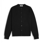 Miu Miu liekninantis kardiganas: Apvalios kaklo ilgomis rankovėmis su logotipu 38