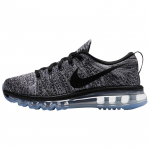 Nike Flyknit Max Oreo Moteri&scaron;ki sportbačiai Juodi Balti 620659-105 36.5