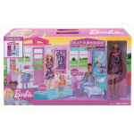 Barbie Mielas Rožinis Baseino Namelis Lėlė ir Aksesuarai 3 ir FXG55 [Persirengimo Namelis] [Lėlė Įtraukta] [Amžius Nuo] rožinė