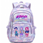 KPop Demono Medžiotojai Paauglių Kuprinė Huntrix Studento Mokyklinė Kuprinė Berniukas Mergaitė Didelės Talpos Vaikų Kuprinė 7