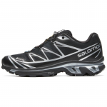 SALOMON XT 6 Gore Tex 'Juodi Sidabriniai' Bėgimo Batai 474506 44 juoda balta spalva