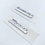 Nauja prabangi linija Sport linija Sparno emblema BMW 730 740 750 750Li &scaron;oninis logotipas Automobilio stiliaus atnaujinimo lipdukas Chromuotas ir matinis Luxury Line 1pcs