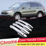 for Honda CR-V CRV 2007 2008 2009 2010 2011 Luxuriou Chrome Door Handle Cover Trim Catch Car Set Styling Stickers Honda CR-V
