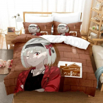 3D Spausdintas Anime Lycoris Recoil Patalynės Komplektas Spausdintas Lovos Komplektas Su Pagalvių Užvalkalais Lovos Antklodės Užvalkalas Mink&scaron;tas Karalienės Karaliaus Dydžio Lovos Patalynė Namams 70x133cm 2pcs