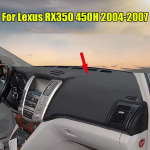 Lexus RX350 450H 2004-07 Odinė prietaisų skydelio danga Dashmat Kilimėlis Kilimo padas