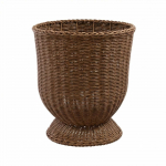 16 colių pintas gėlių vazonas - Tobula dovana draugams. One Size ruda