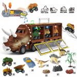 Dinozaurų Transportavimo Žaislinis Sunkvežimis Traukiamieji Transporto Priemonės Dino Konteineris Sandėliavimo Automobilio Modelis Ap&scaron;vietimas Muzika Vaikams Berniukams Vaikų Gimtadienio Dovana