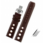 Natūralios odos apyrankė Tissot 1853 Sport Laikrodžio priedai dirželis Racing PRS516 T91 1853 Vir&scaron;utinis sluoksnis karvės oda 20mm chopin dirželis 20mm black